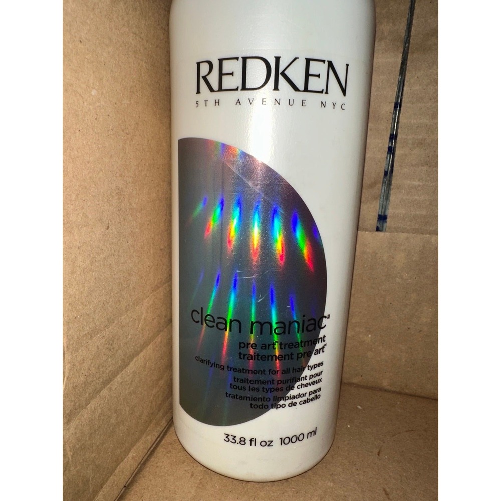 Redken Clean Maniac Pre Art Treatment Clarifying Mineral Remover 33.8oz hair